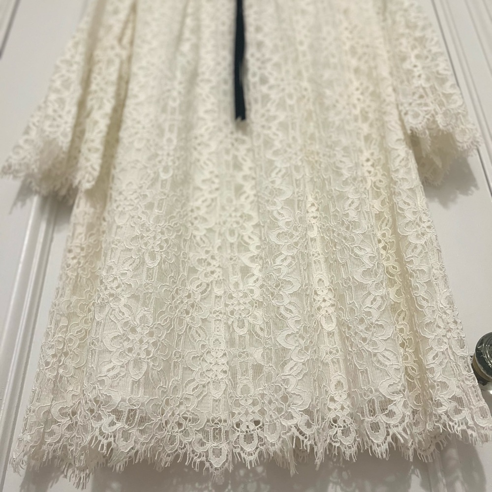 Temperley London Off White Lace Dress - Picture 5 of 15